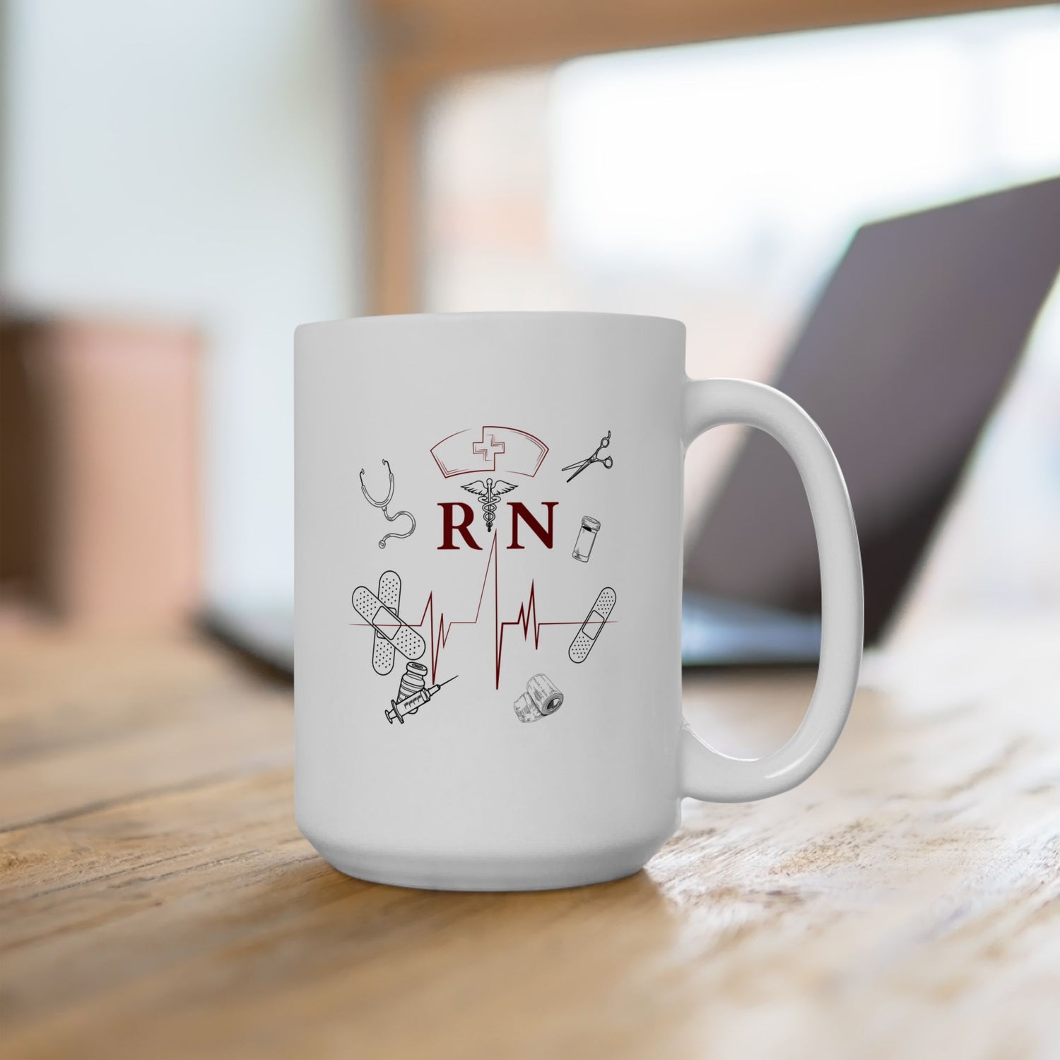 NURSE RN (1), Ceramic Mug