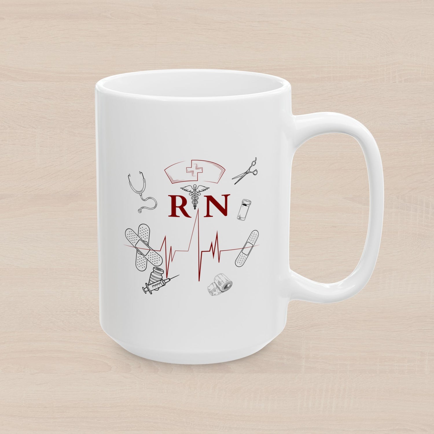 NURSE RN (1), Ceramic Mug