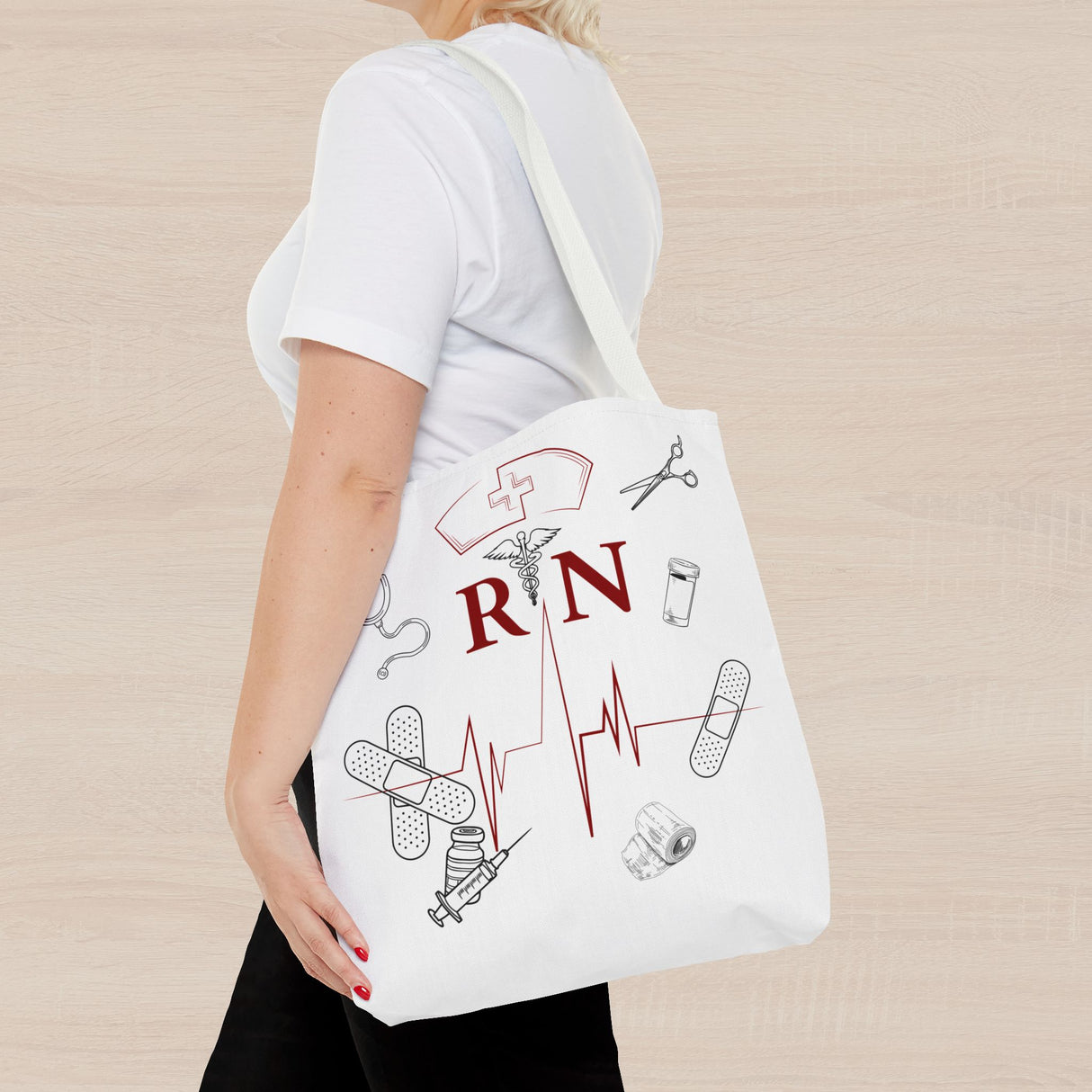 NURSE RN (1), Tote Bag