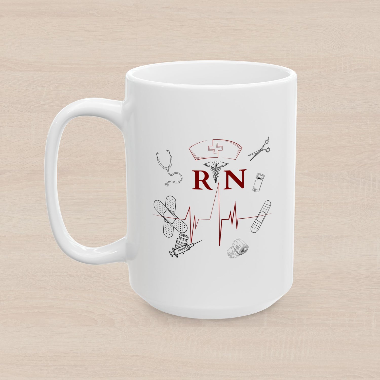 NURSE RN (1), Ceramic Mug