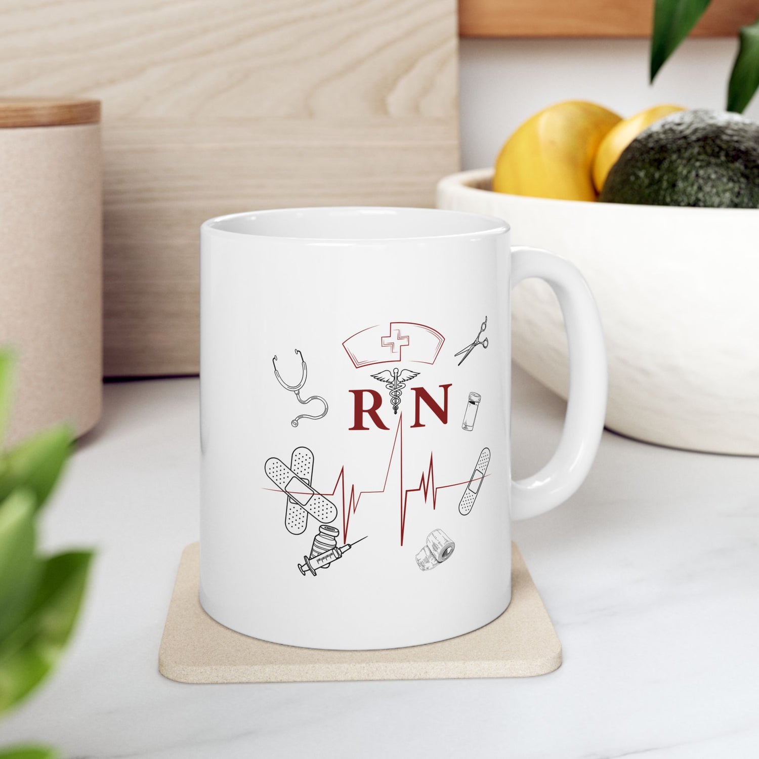 NURSE RN (1), Ceramic Mug