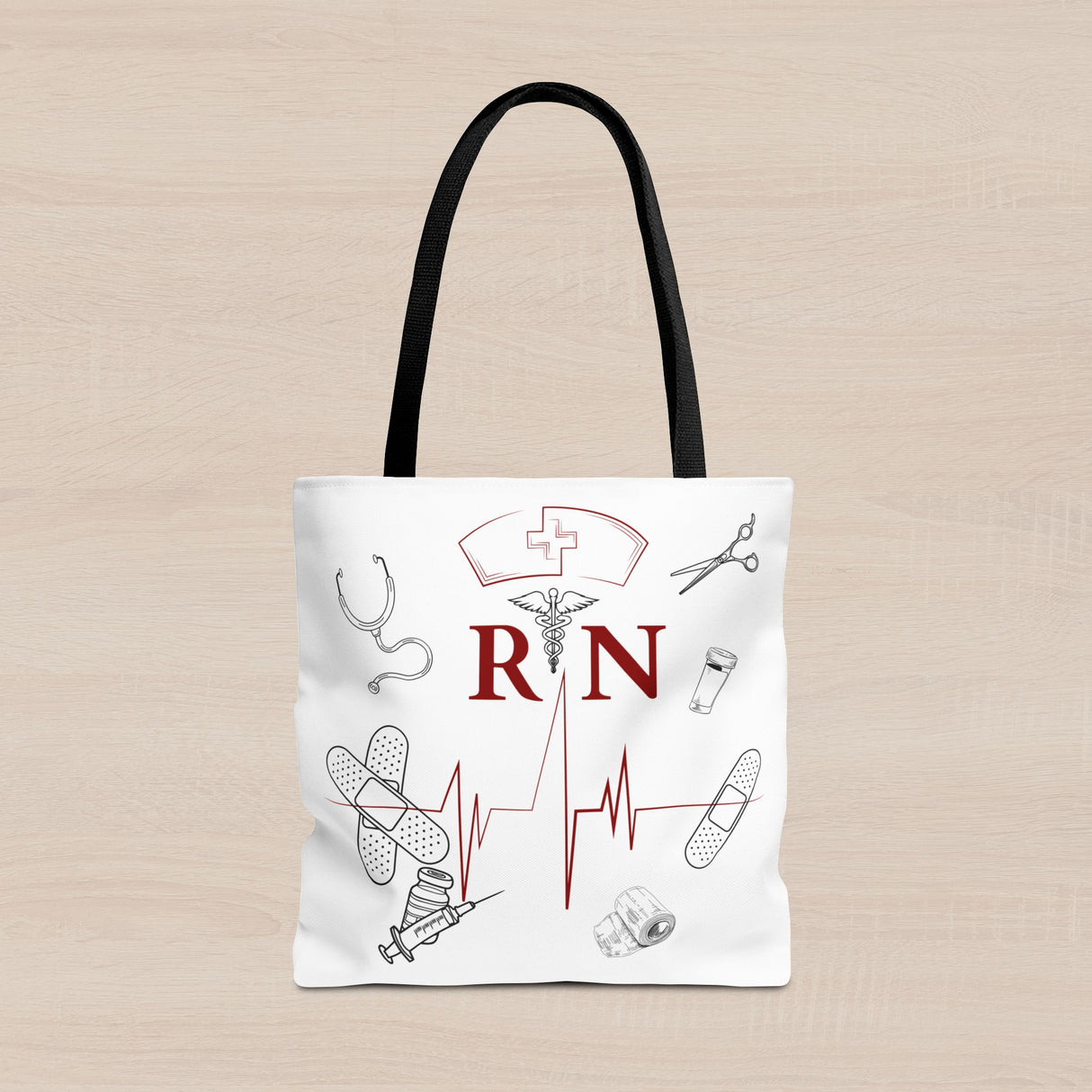 NURSE RN (1), Tote Bag