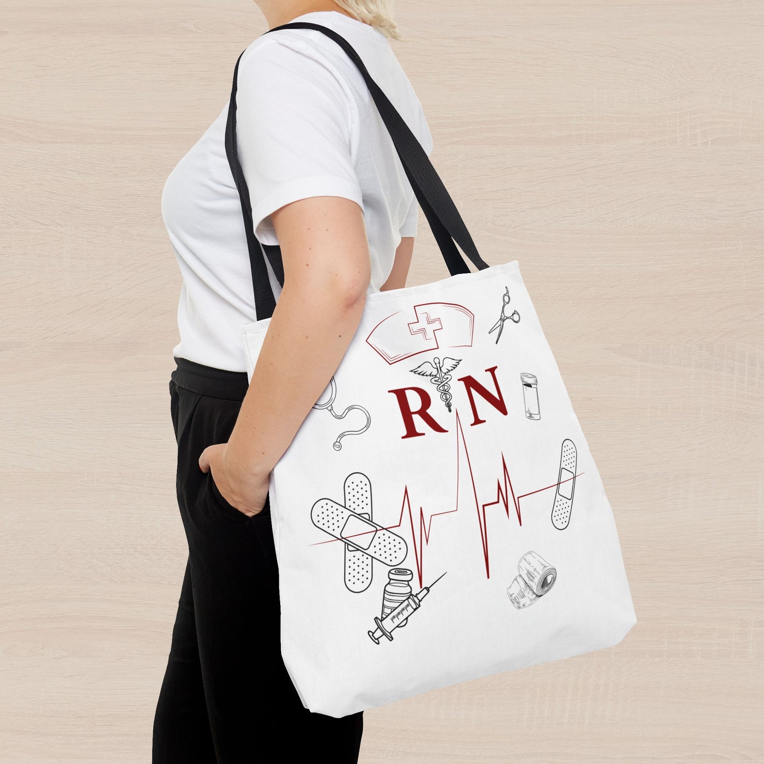 NURSE RN (1), Tote Bag