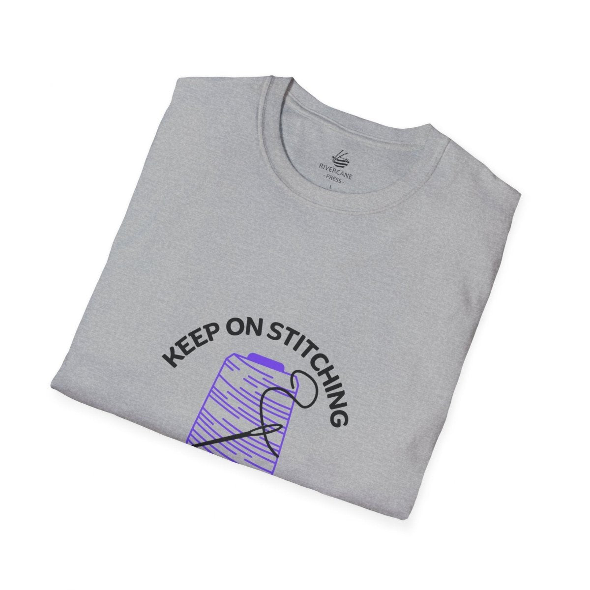 KEEP ON STITCHING (PURPLE THREAD), Classic Fit T-Shirt