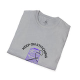 KEEP ON STITCHING (PURPLE THREAD), Classic Fit T-Shirt