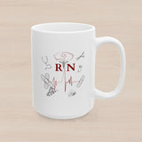 NURSE RN (1), Ceramic Mug