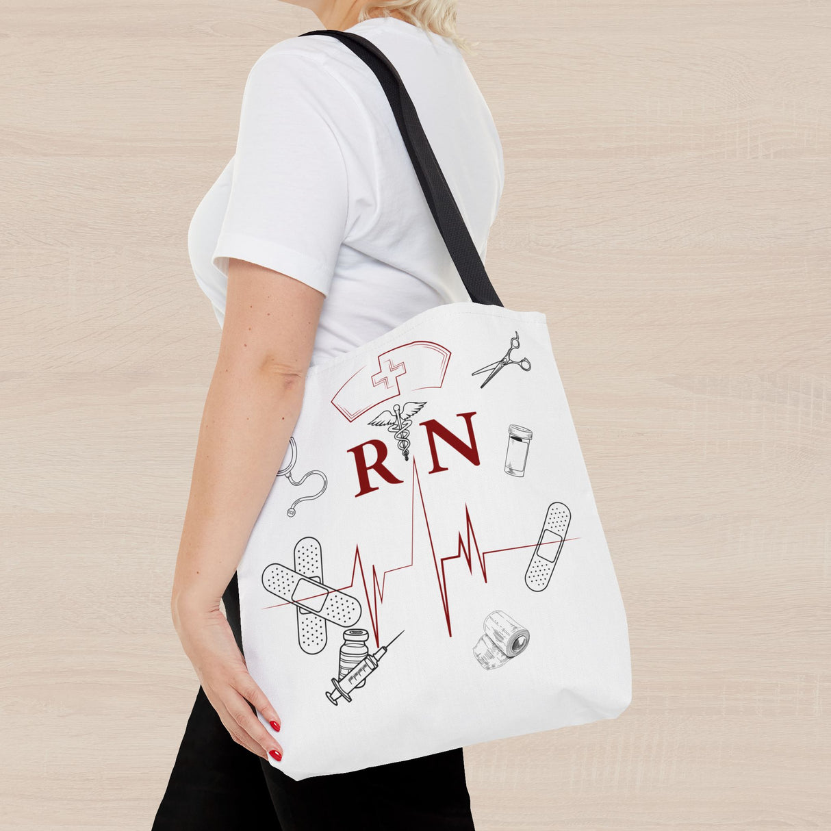 NURSE RN (1), Tote Bag