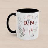 NURSE RN (1), Accent Mug (11oz, 15oz)
