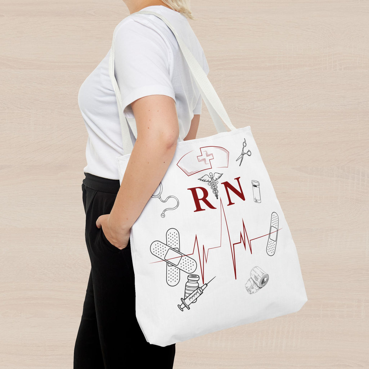 NURSE RN (1), Tote Bag