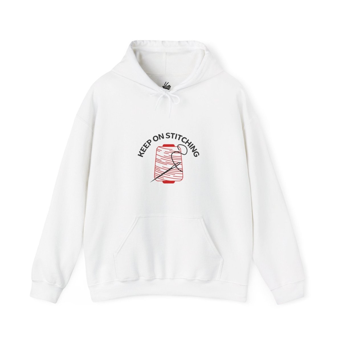 KEEP ON STITCHING (RED THREAD), Hoodie