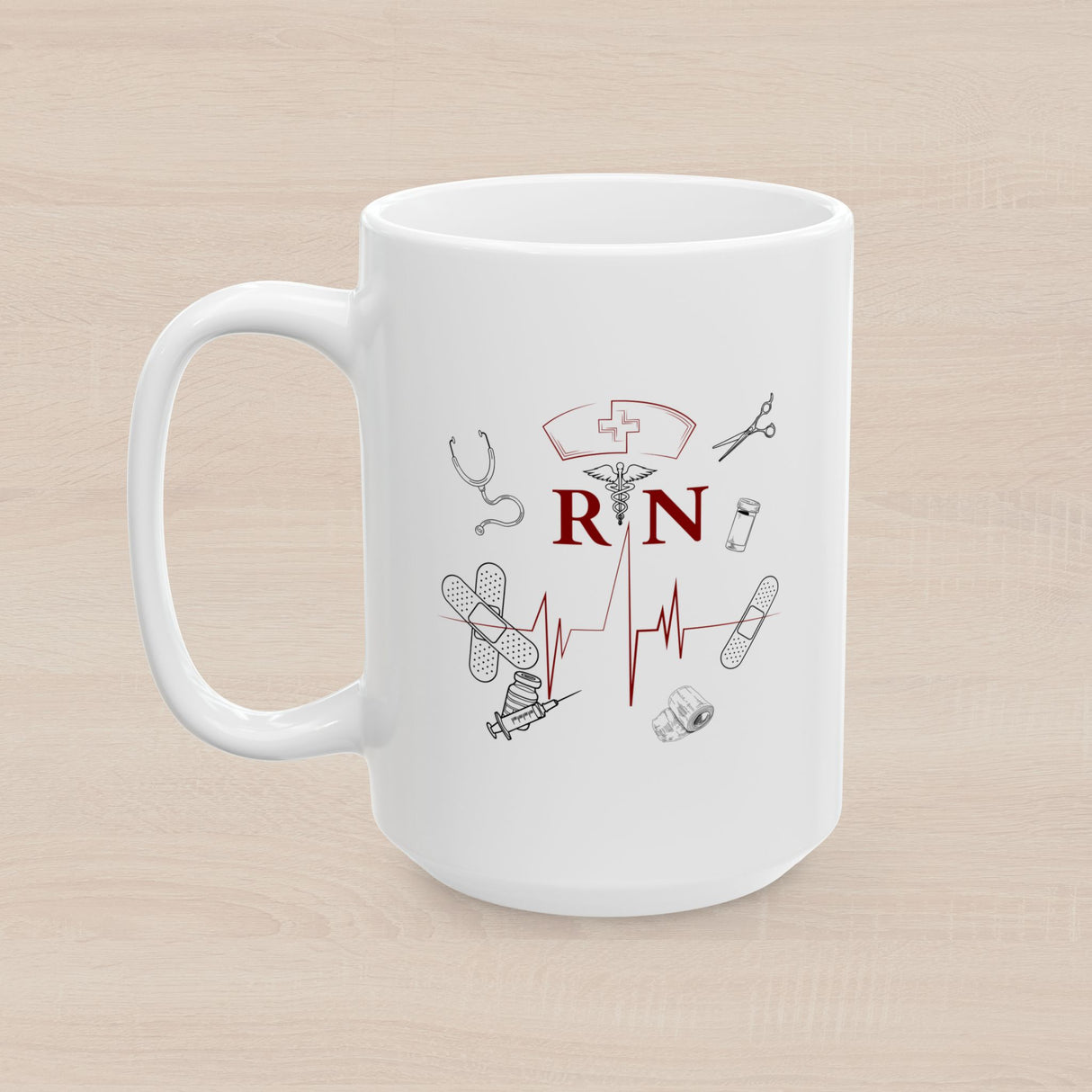 NURSE RN (1), Ceramic Mug