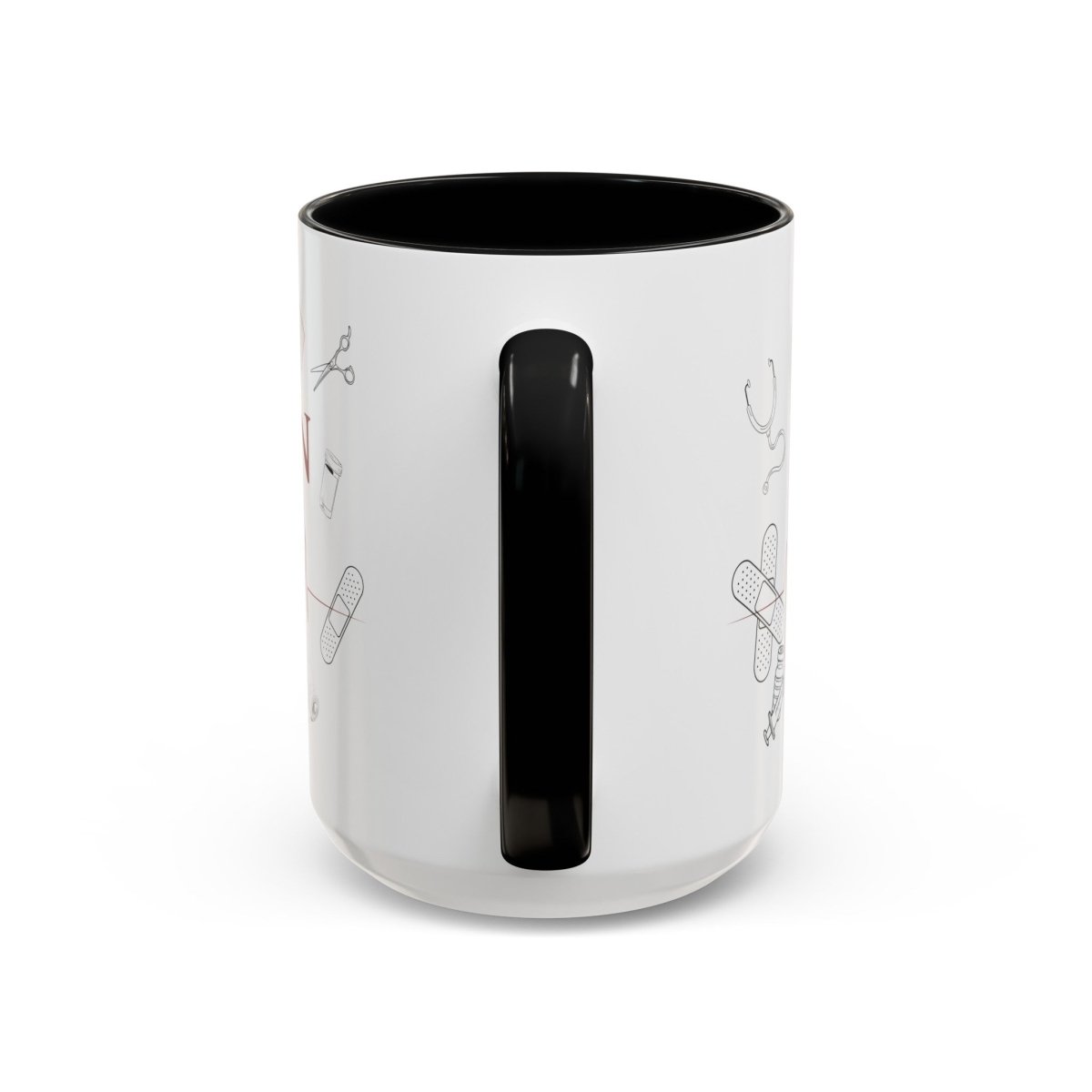 NURSE RN (1), Accent Mug