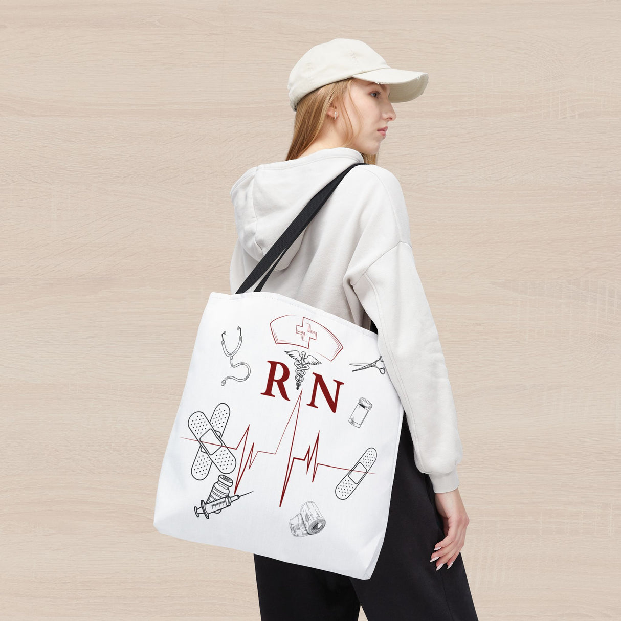 NURSE RN (1), Tote Bag