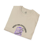 KEEP ON STITCHING (PURPLE THREAD), Classic Fit T-Shirt