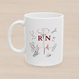 NURSE RN (1), Ceramic Mug