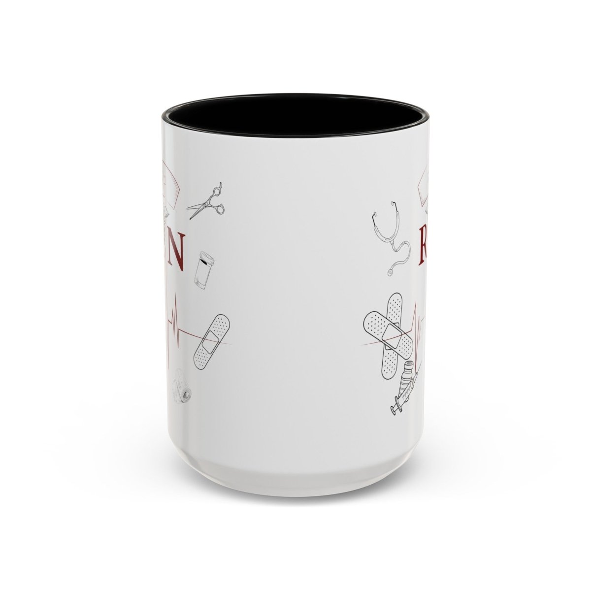 NURSE RN (1), Accent Mug