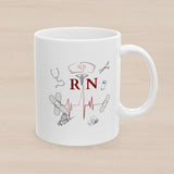 NURSE RN (1), Ceramic Mug