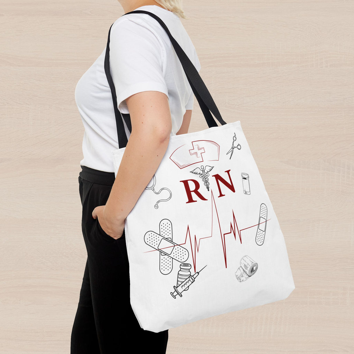 NURSE RN (1), Tote Bag