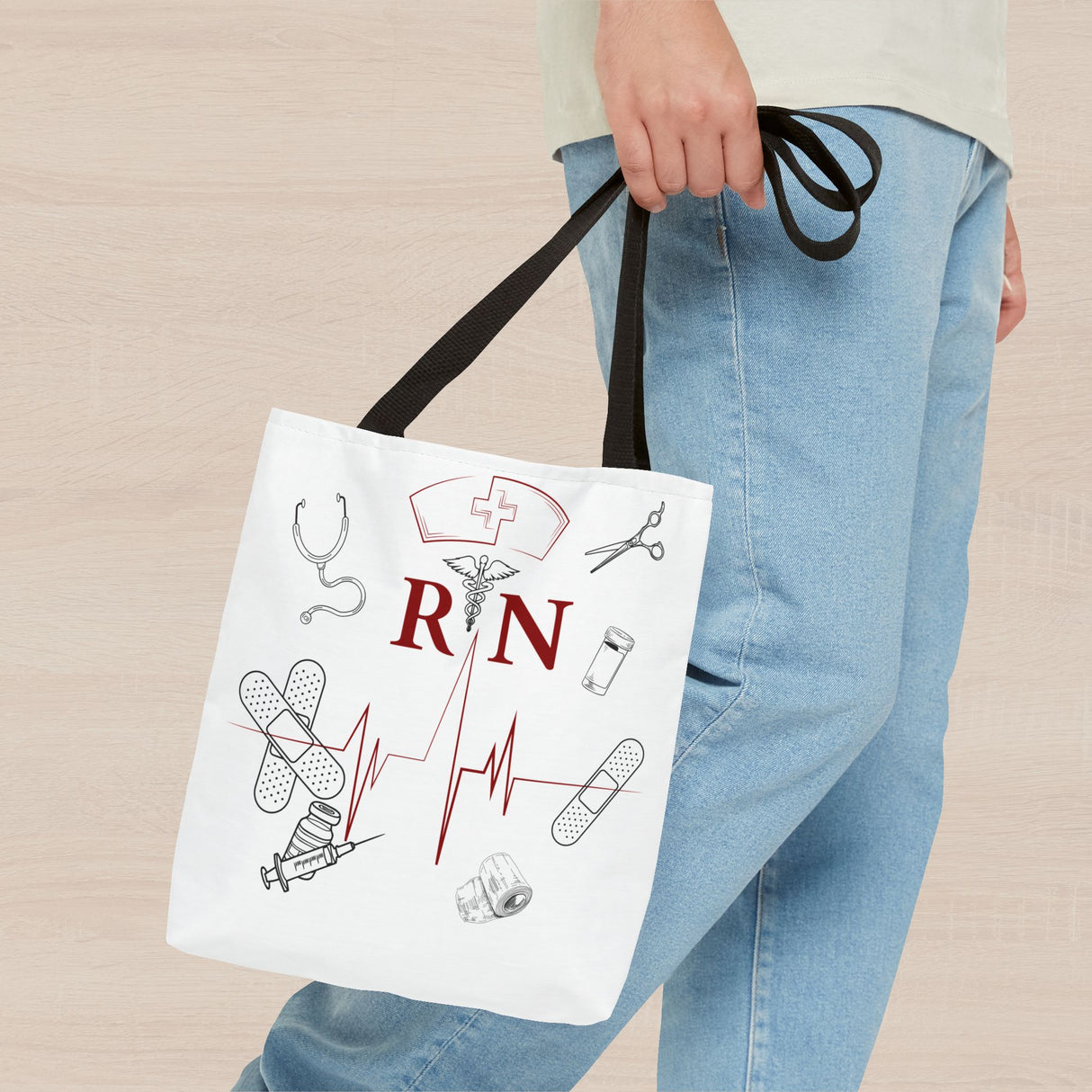 NURSE RN (1), Tote Bag
